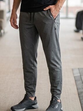 Spyder Men's Gray Athletic Jogger Pants